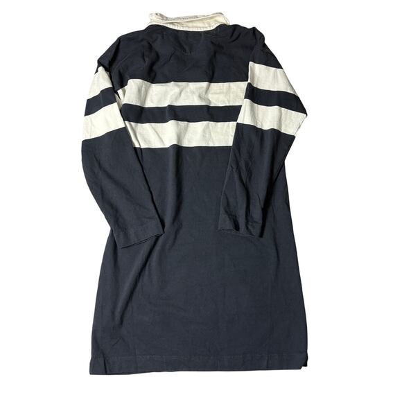Faherty rugby jersey Polo style cotton dress long sleeve size Medium EUC - Picture 4 of 7